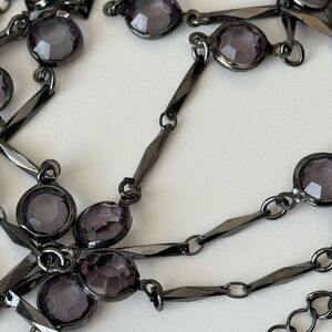 Elegant Purple Gemstone Necklace